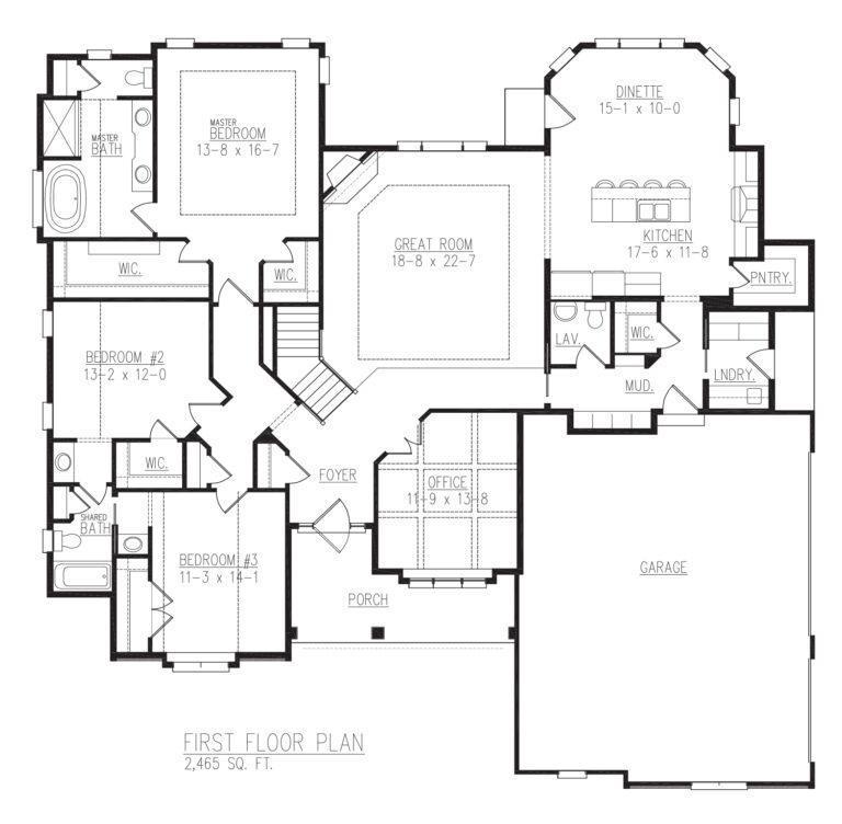 Bridgeport – Standard Plan | Victory Homes of Wisconsin